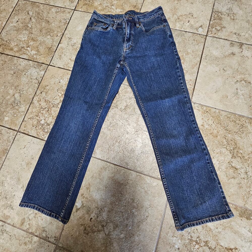 L.L. Bean Womens Straight Jeans Size 10 Petite 27" inseam